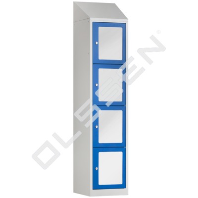 BASIC Locker with 4 transparent doors